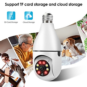 Camera Yoosee Bóng Đèn Thế Hệ Mới 8 Led 5.0Mp Góc Rộng Siêu Nét Full Hd Hồng Ngoại Quay Đêm Hàng Chính Hãng