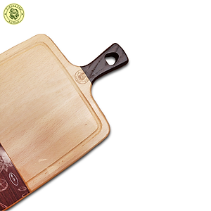 Thớt Gỗ Beech Tay Cầm Hình Chữ Nhật CN395 ( 39.5 x 22 x 2 cm ) - Đồ Dùng Gia Dụng Nhà Bếp Thương Hiệu Trường Sơn