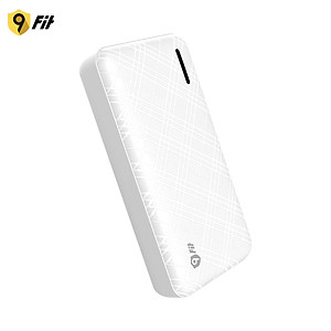 Sạc dự phòng 9FIT Lite 20,000mAh /3.7V Li-Polymer - 9PL20K03B, hỗ trợ sạc nhanh - Hàng chính hãng