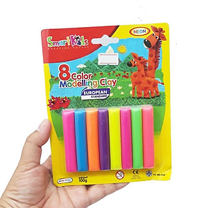 Sáp Nặn Học Tập 8 Màu Neon SMARTKIDS SK-BL8N