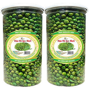 1Kg Đậu Hà Lan Sấy Muối Thương Hiệu SK FOOD - 2 Hũ Pet