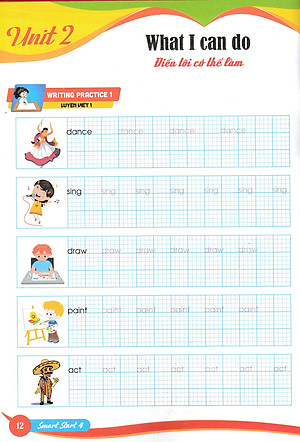 Em Luyện Viết Tiếng Anh Và Nhớ Từ Vựng Smart Star 4 (Bám Sát SGK I-Learn Smart Start 4) - HA