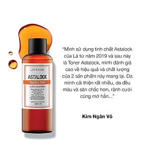 Nước hoa hồng cấp ẩm,cải thiện độ đàn hồi cho da LÁ HOUSE Toner Astalock 100ml/200ml