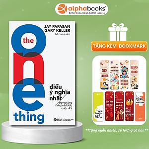 Sách - The one thing - Điều ý nghĩa nhất trong từng khoảnh khắc cuộc đời