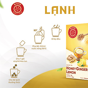 Trà hoà tan Rita Võ Chanh gừng mật ong [12góix18g]