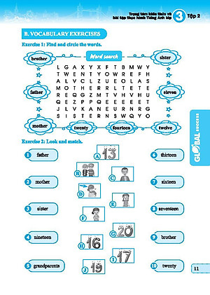 Global Success - Trọng Tâm Kiếm Thức Và Bài Tập Thực Hành Tiếng Anh Lớp 3 - Tập 2 - Có Đáp Án