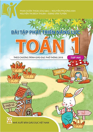 Combo Bài Tập Phát Triển Năng Lực Toán Lớp 1 Tập 1+2 (HEID)