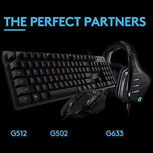Chuột game hiệu suất cao Logitech G502 Hero RGB Lightsync - Hàng chính hãng