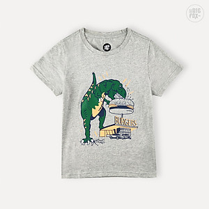 Áo thun bé trai BIGFOX - MISS MEOW size đại, áo cho bé chất cotton phong cách Âu Mỹ in Khủng Long 11 - 40 kg QATE 01