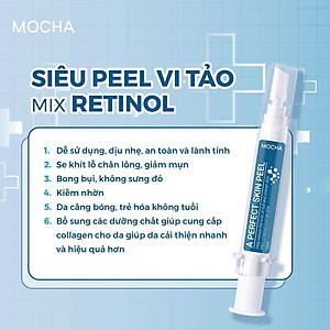 Mua 1 Tặng 4 ,Peel Da Vi Tảo Mix retinol , Tái Tạo Da Sinh Học Chính Hãng - MOCHA