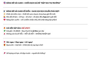 Băng Đô Cài Tóc Vải Caro_BDN09