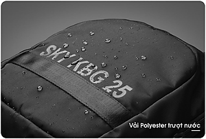 Túi Du Lịch KINGBAG SKY trượt nước, sức chứa lớn, có ngăn để giày - Hàng Chính Hãng