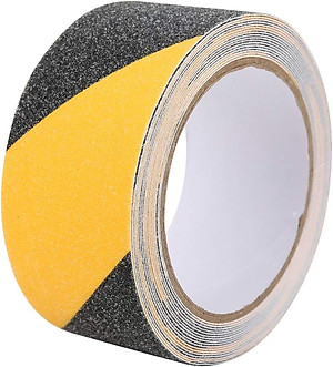 Cuộn Băng Keo Nhám Cát Màu Đen Vàng Chống Trượt Phân Chia Khu Vực Độ Nhám Cao Ma Sát Cao Dán Cầu Thang Legaxi