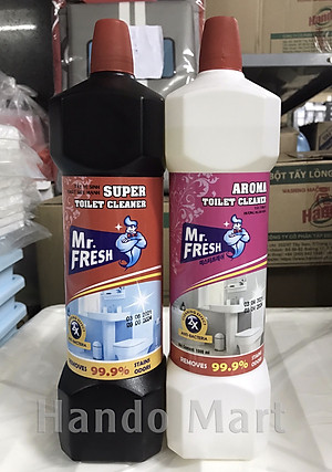 Chai Tẩy vệ sinh toilet Mr.Fresh 1L siêu mạnh hương ngàn hoa