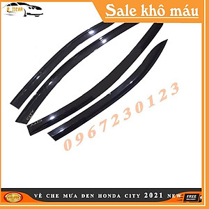 Vè che mưa đen dành cho Thái dày Honda City 2021 bộ 4 cánh nhiều người tin dùng đảm bảo chất lượng