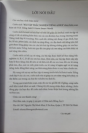 Sách - bài tập trắc nghiệm tiếng anh 9 - có đáp án (bám sát sgk cánh diều) HAB