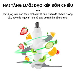 Máy xay thịt đa năng SOKANY SK-7027 dung tích 3L, công suất cao 800W xay nhuyễn mọi thực phẩm, dễ dàng vệ sinh - HÀNG CHÍNH HÃNG