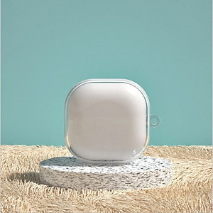 Case ốp cho Samsung Galaxy Buds 2 Pro/ Buds 2/ Buds Pro/ Buds Live TPU Kai Trong Suốt Animal Kèm Móc Treo_ Hàng Chính Hãng