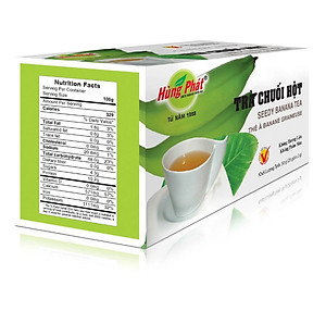 Trà Chuối Hột 25 Gói/Hộp - Seedy Banana Tea - Thương hiệu Hùng Phát
