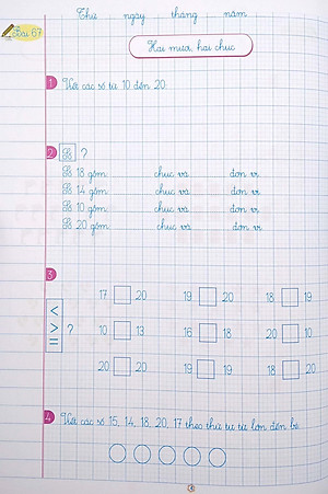Sách Vở Ô Li Bài Tập Toán Lớp 1 Quyển 2 (Biên Soạn Theo Chương Trình Mới)