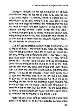 Sách 101 Cách Chữa Lành Vết Thương Cho Con Sau Đổ Vỡ