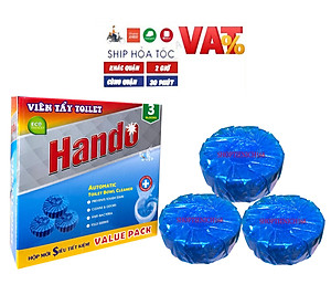 Viên tẩy sạch và làm thơm xanh Hando 3 viên Value Pack