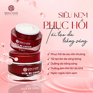 Kem Dưỡng Ẩm Phục Hồi Vita B5 Cream Miss Candy White Skin Hộp 25g