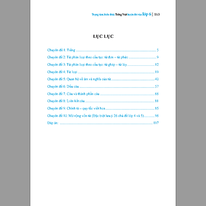 Sách Trọng Tâm Kiến Thức Tiếng Việt (Luyện Thi Vào Lớp 6) Tập 1 (Có Đáp Án)
