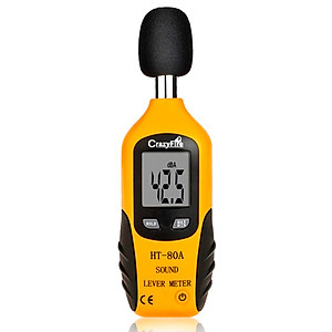 Decibel Meter, Digital Sound Level Meter HT-80A Audio Noise Measure Device Dual Ranges