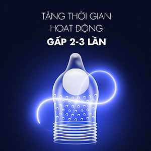Bao cao su Shell Love Bead - Gân nổi, kéo dài thời gian, bi tăng 1.5cm - Hộp 5 cái | SHELL CHÍNH HÃNG