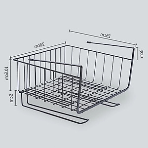 Kệ Sắt Đa Năng Treo Gầm Bàn Kệ Tủ Đồ dùng cá nhân một cách gọn, gàng, tránh thất lạc (tặng kèm móc khóa người dơi)