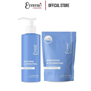 Gel Rửa Mặt Dịu Nhẹ và Cấp Ẩm Sâu - Emmié by Happy Skin Soothing & Hydrating Derma Cleansing Gel 180ml