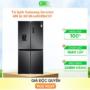 Tủ lạnh Samsung Multidoor Inverter 488 lít RF48A4010B4/SV MỚI 2021 - HÀNG CHÍNH HÃNG - CHỈ GIAO HCM