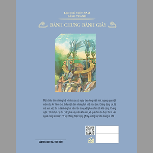 Sách Lịch sử Việt Nam bằng tranh: Bánh chưng bánh giầy (Bản màu, bìa mềm)