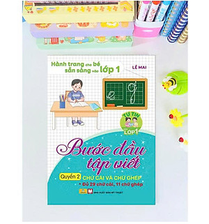 Combo 2 cuốn Bước đầu tập viết