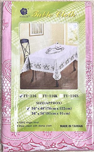 Khăn Trải Bàn PAULEE - FY-116 Hồng 76x122 cm - không thấm nước