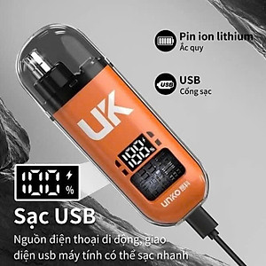 Máy cắt tỉa lông mũi chuyên nghiệp pin sạc chống nước MÀU ĐEN hoàn hảo cho vẻ ngoài của bạn