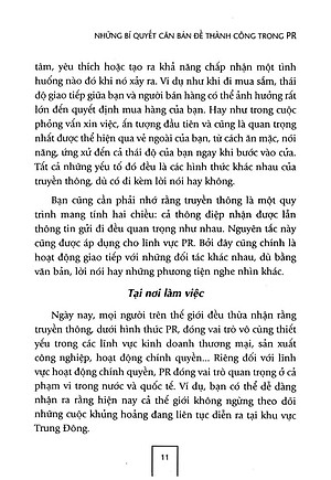 Sách Những Bí Quyết Căn Bản Để Thành Công Trong PR (Tái Bản 2012)