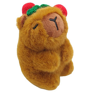 Móc Khóa Thú Bông Capybara 11 cm - WanLongDa 11116 - Đội Trái Cherry