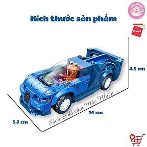 Đồ chơi xếp hình lắp ráp Qman - Các loại xe đua (nhiều mẫu) - Dành cho bé từ 6 tuổi