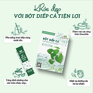 Bột diếp cá nguyên chất Goce - 72g (24 gói x 3g)