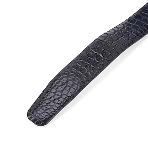 Dây nịt nam da cá sấu Huy Hoàng gai bụng 3,5P màu đen, nâu đất, vàng bò, nâu đỏ HT4201-02-03-40