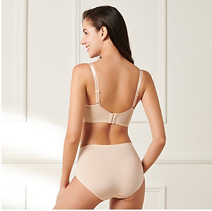 Áo ngực nữ Triumph 8296 có gọng, đệm vừa, bản lưng to định hình ngực màu Da