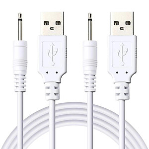Dây sạc máy massage USB sang 2.5 Aux, dành cho các loại máy massage mặt mắt body toàn thân đầu nhọn loại tốt