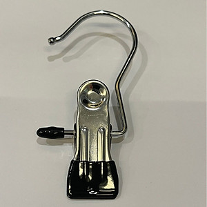 Set 10 Móc Kẹp Treo Quần Áo, Móc Kẹp Đa Năng Chất Liệu Thép Không Gỉ Tiết Kiệm Diện Tích - Giao màu ngẫu nhiên