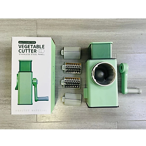 Máy Bào Sợi Thái Lát Rau Củ Xoay Tay, Kèm 6 Lưỡi Dao Cắt 4IN1, Dụng Cụ Thái Lát Rau Củ Quả Đa Năng- HÀNG CHÍNH HÃNG MINIIN