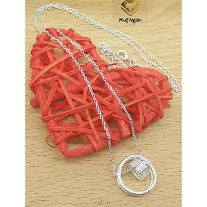 Dây chuyền bạc Ý 925 Huệ Ngân - Đôi tình nhân PP1325