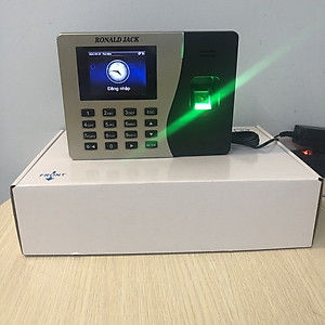 Máy Chấm Công Vân Tay Và Thẻ Ronald Jack RJ2000 - Hàng Nhập Khẩu