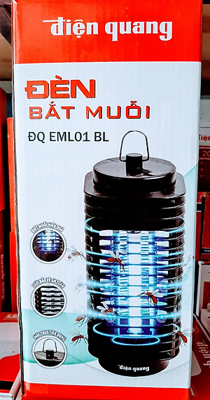 Đèn Bắt Muỗi Điện Quang ĐQ EML01 không dùng hóa chất để thu hút muỗi độc hại ( Hàng chính hãng )