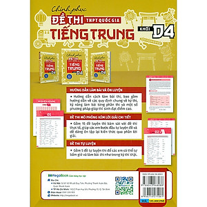 Sách Chinh phục đề thi THPT quốc gia tiếng Trung khối D4